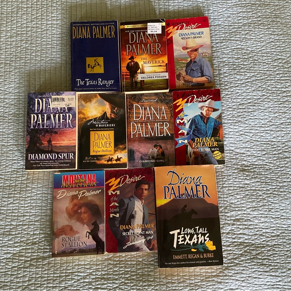 10 Diana Palmer Paperback Books